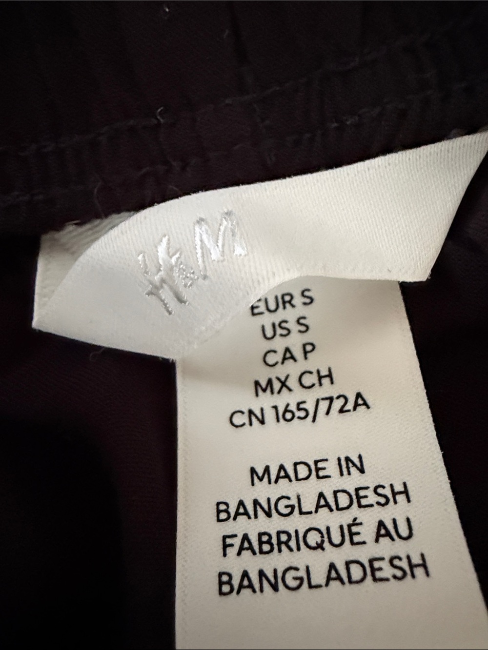 H&M Black Wide-Leg Pull-On Pants - Picture 4 of 5